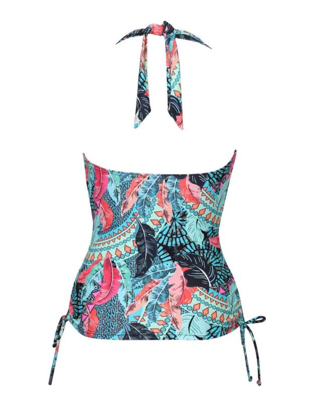 182265 Pour Moi Soleil Multiway Tankini Top - 182265 Turquoise Multi