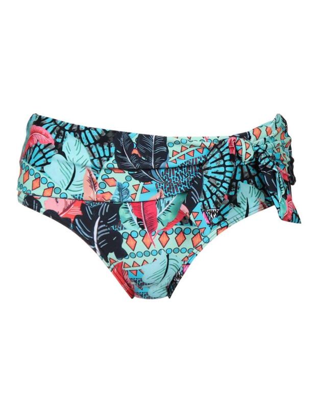 182270 Pour Moi Soleil Fold Bikini Brief - 182270 Turquoise Multi