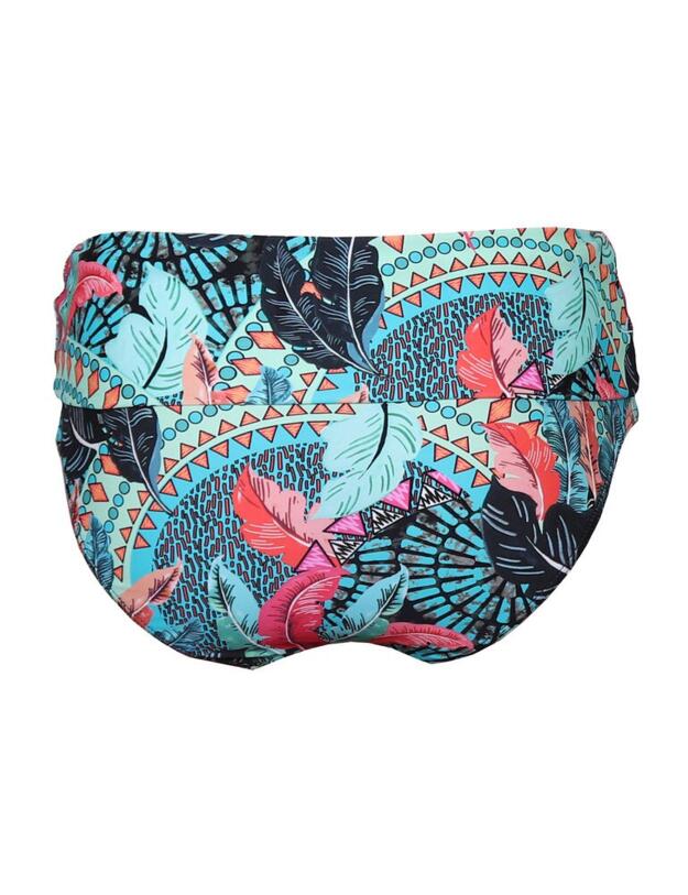 182270 Pour Moi Soleil Fold Bikini Brief - 182270 Turquoise Multi