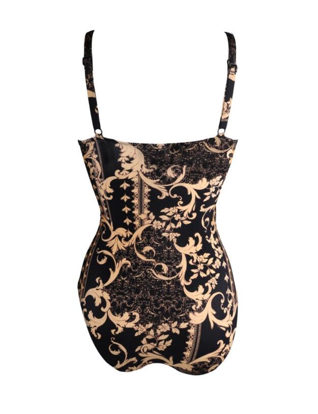 17506 Pour Moi Paradiso Control Swimsuit - 17506 Black/Gold