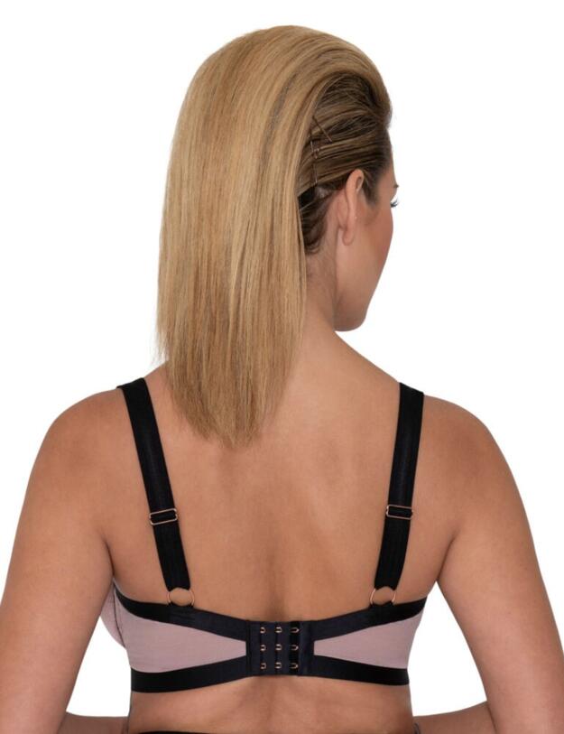 ST013100 Scantilly by Curvy Kate Sheer Chic Balcony Bra - ST013100 Black/Mink