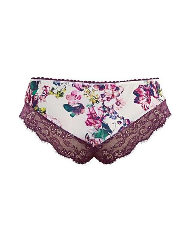 1259 Royce Florence Brazilian Brief - 1259 Cream/Aubergine