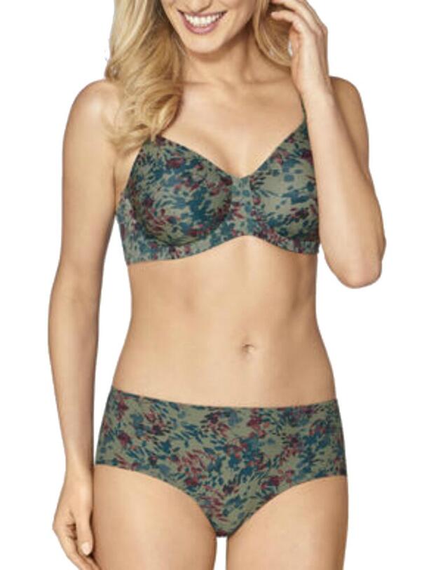 10167673 Triumph My Flower Minimiser Bra - 10167673 Green/Dark Combination