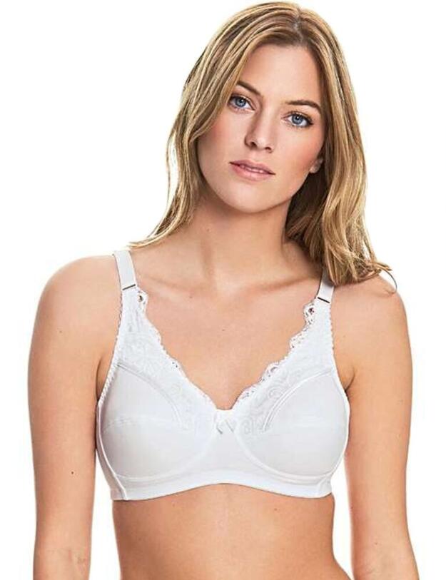 423P Royce Jasmine Support Bra - 423P White