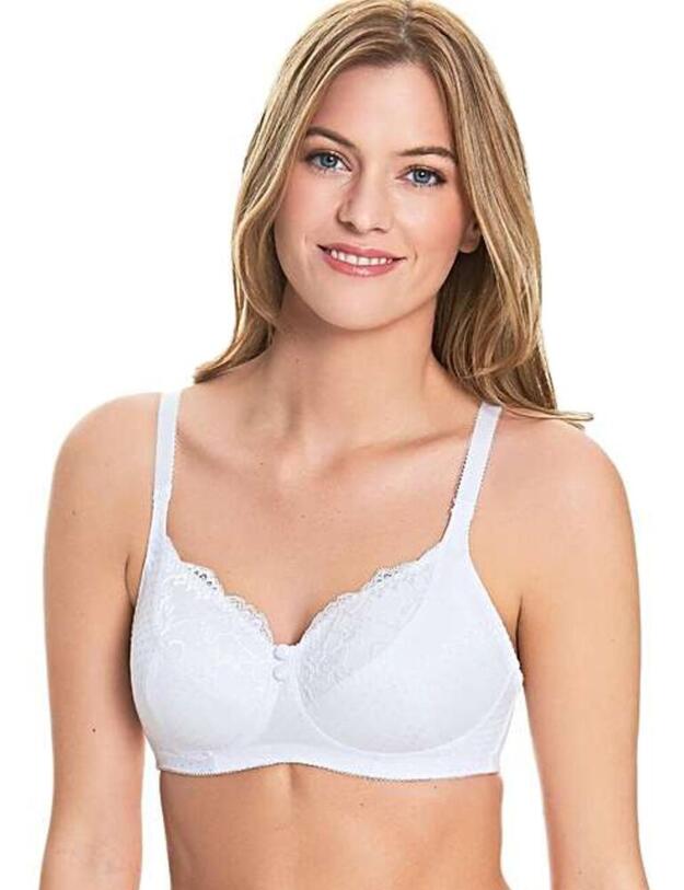 1089 Royce Olivia Pocketed Mastectomy Bra - 1089 White
