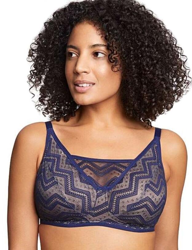 1404 Royce Zahra Non-Wired Bra - 1404 Navy/Nude