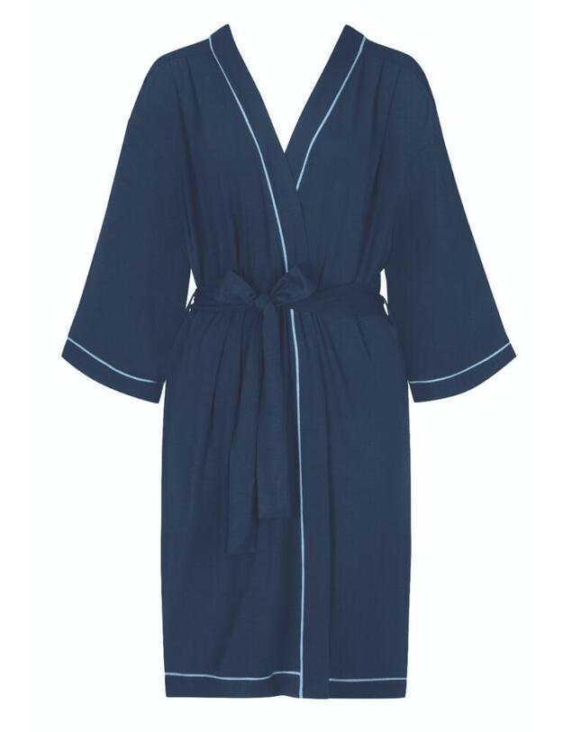 10194964 Triumph Amourette Spotlight Robe Dressing Gown - 10194964 Deep Water