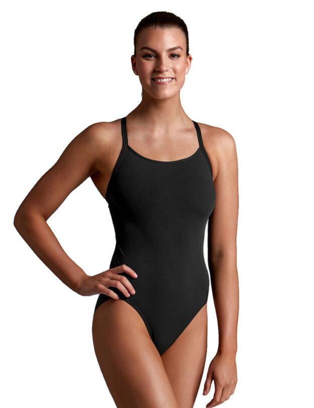  FS11L00470 Funkita Diamond Back One Piece Swimsuit - FS11L00470 Still Black Solid