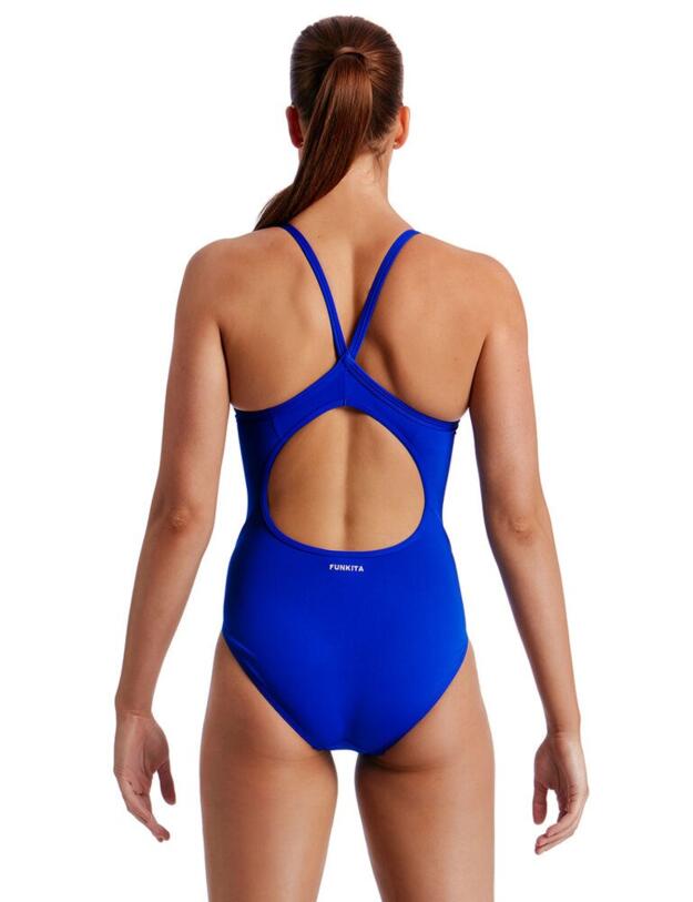 FS11L00469 Funkita Diamond Back One Piece Swimsuit - FS11L00469 Still Speed Solid 