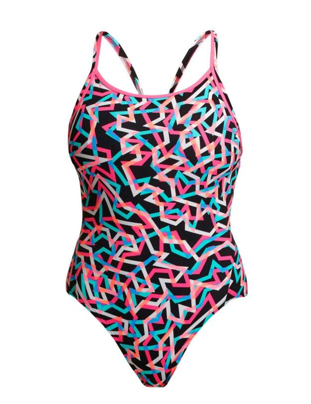 FS11L02641 Funkita Diamond Back One Piece Swimsuit - FS11L02641 Live Streamer