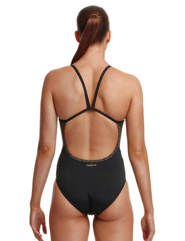 FS15L02665 Funkita Single Strap One Piece Swimsuit - FS15L02665 Leather Skin 