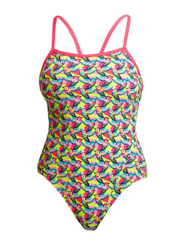 FS15L02654 Funkita Single Strap One Piece Swimsuit - FS15L02654 Bye Birdie