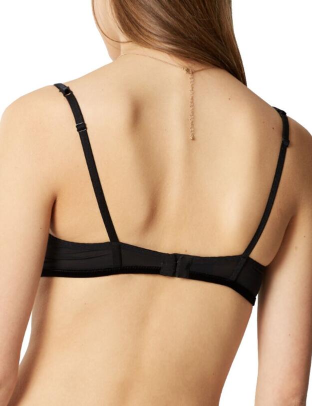 19733 Maison Lejaby Black Dahlia Embroidered Full Cup Bra - 19733 Noir