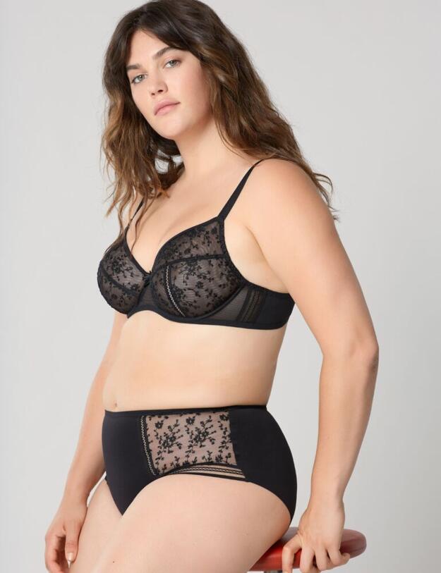 G51964 Maison Lejaby Fiorella Brief - G51964 Noir
