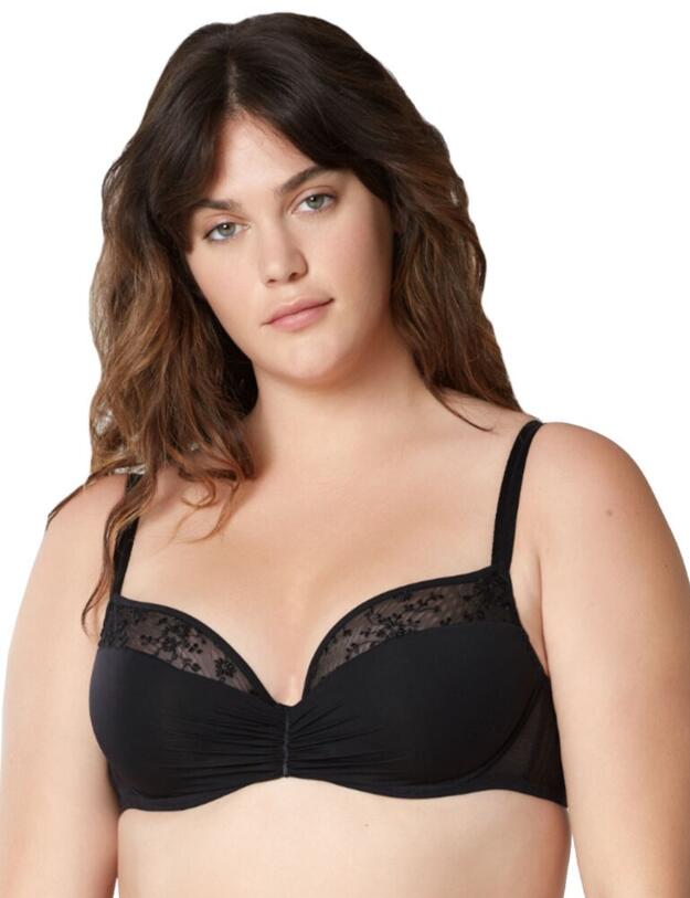 G51931 Maison Lejaby Fiorella Balconnet Bra - G51931 Noir