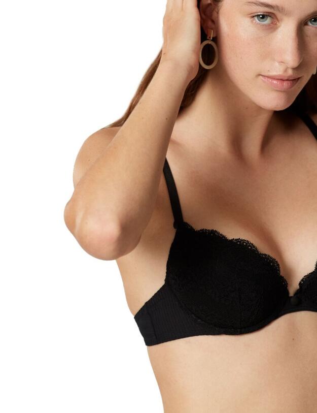 17231 Maison Lejaby Insaisissable Push-Up Bra - 17231 Noir