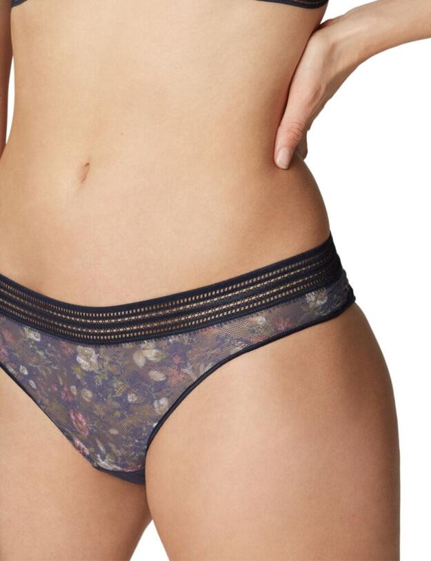 19462 Maison Lejaby Miss Lejaby Eglantine Tanga Brief - 19462 Bleu Horizon