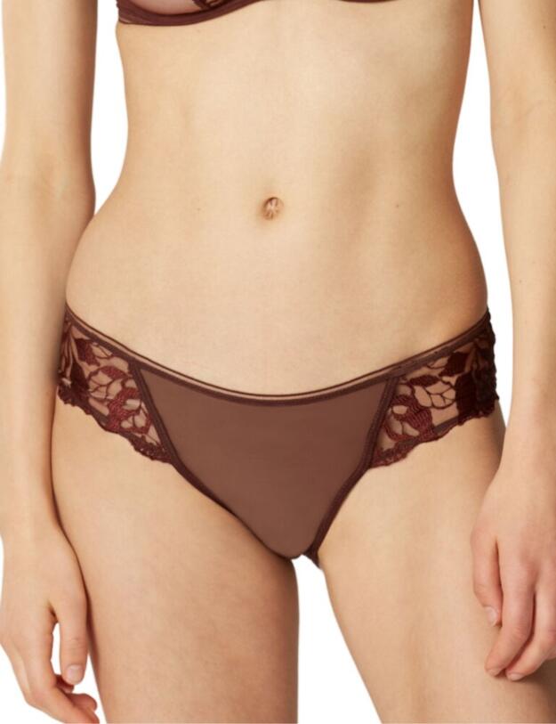 19163 Maison Lejaby Sin Brief - 19163 Tonka Bean 