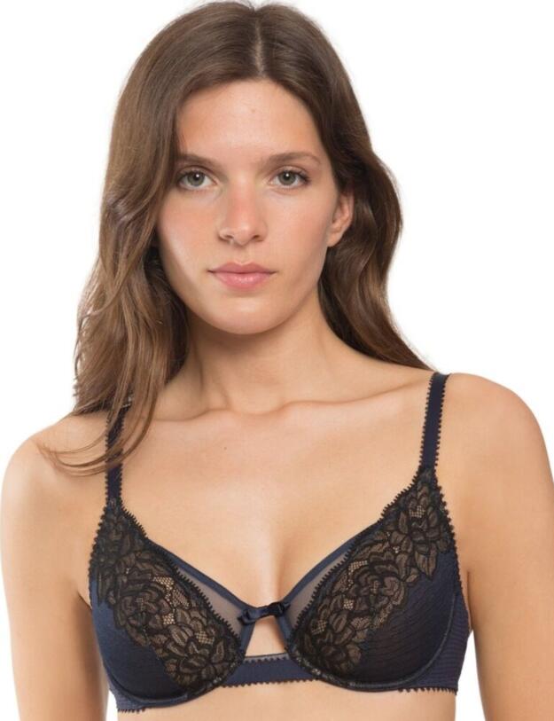 18833 Maison Lejaby Tender Underwired Full Cup Bra - 18833 Bleu Horizon