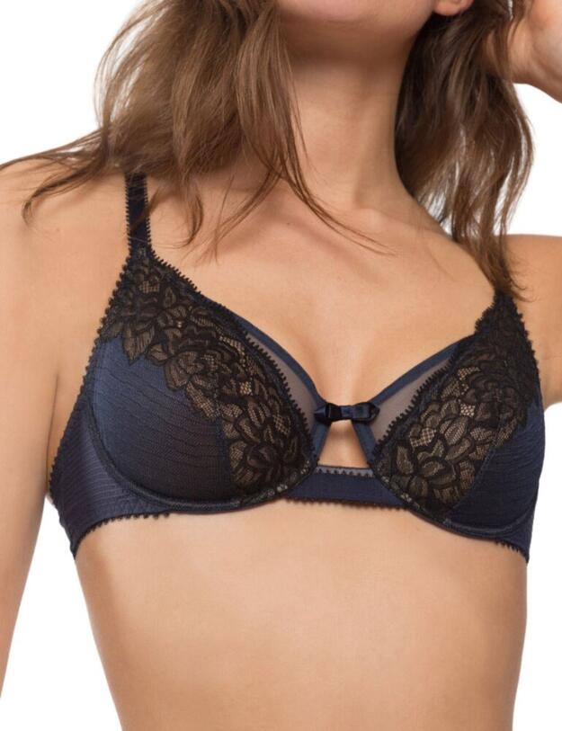 18833 Maison Lejaby Tender Underwired Full Cup Bra - 18833 Bleu Horizon