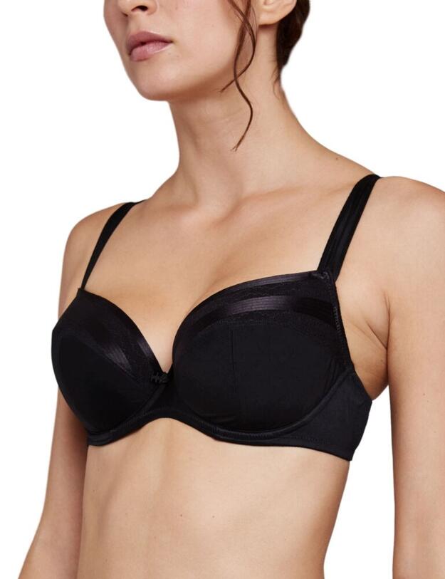 G41431 Maison Lejaby Nue Padded Balcony Bra - G41431 Noir
