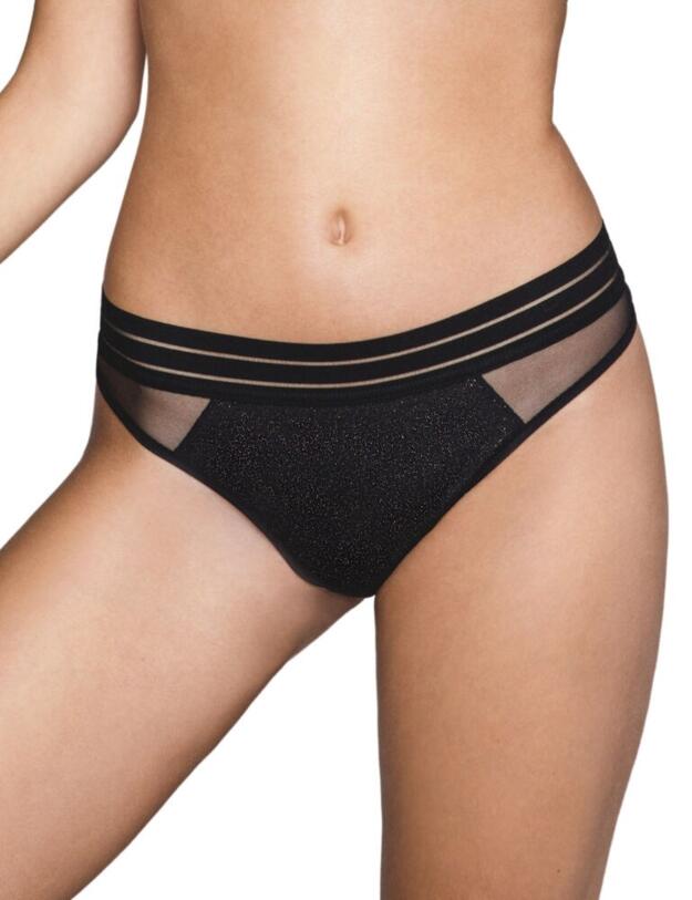 181061 Maison Lejaby Nufit Galaxie Tanga Brief - 181061 Noir Galaxie