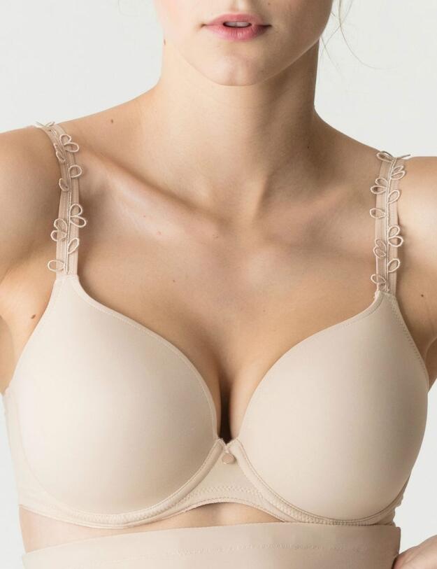 0162344 Prima Donna Perle Deep Plunge Padded Bra - 0162344/0162345 Caffe Latte