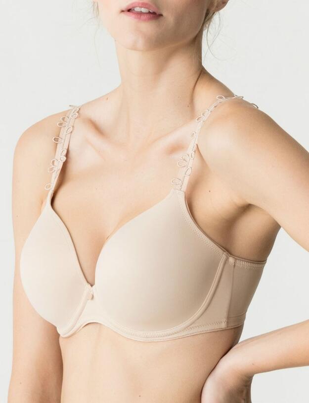 0162344 Prima Donna Perle Deep Plunge Padded Bra - 0162344/0162345 Caffe Latte
