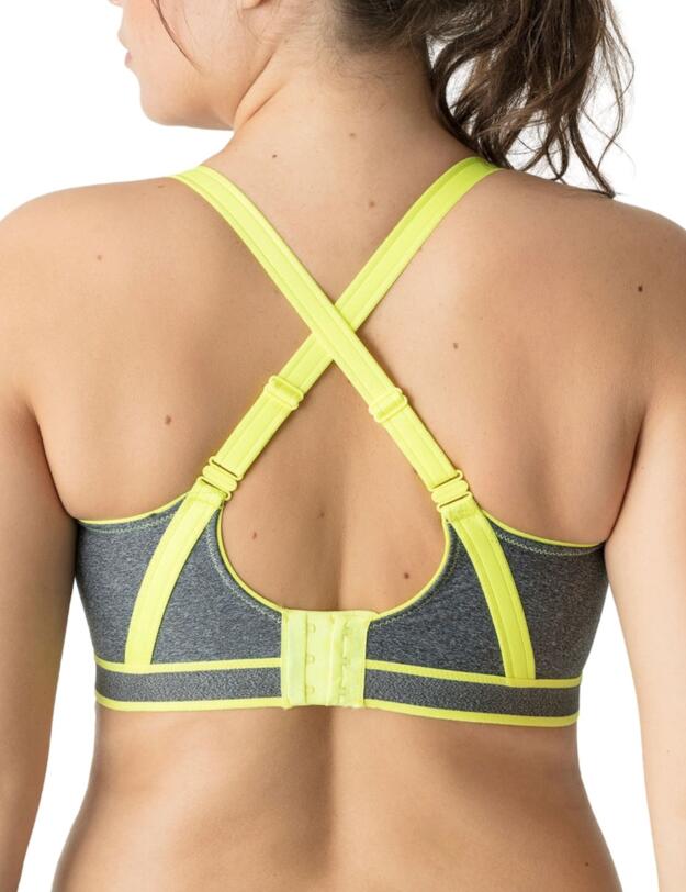 6000116 Prima Donna Sport The Sweater Padded Sports Bra - 6000116 Cosmic Grey