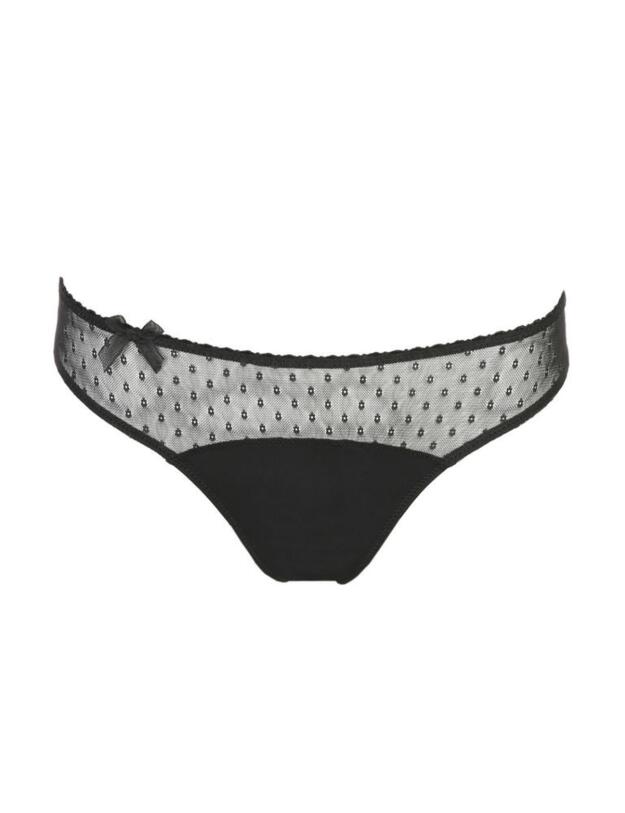 0662650 Prima Donna Divine Thong - 0662650 Black