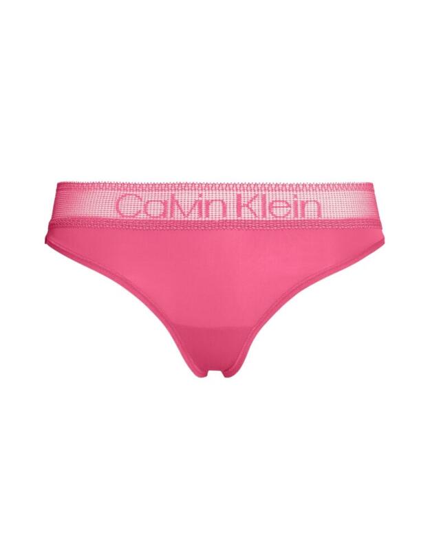 000QD3698E Calvin Klein Logo Lace Brazilian Brief - QD3698E Quiver