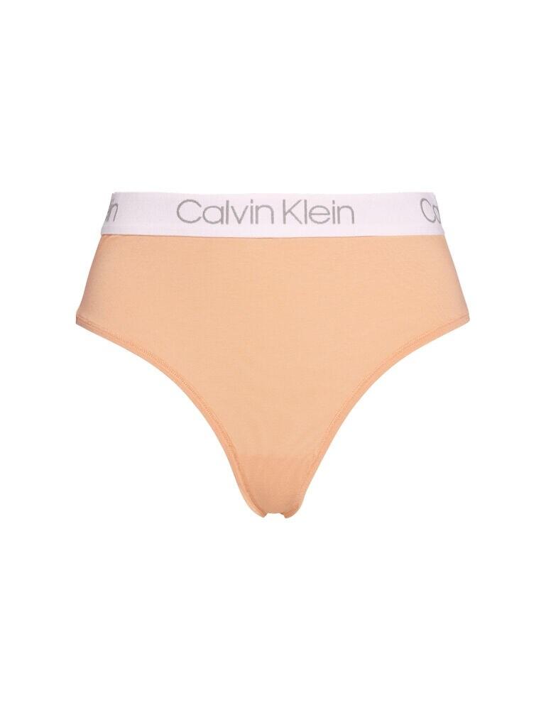 000QD3756E Calvin Klein Body High Waist Bikini Style Brief - QD3756E Soft Coral