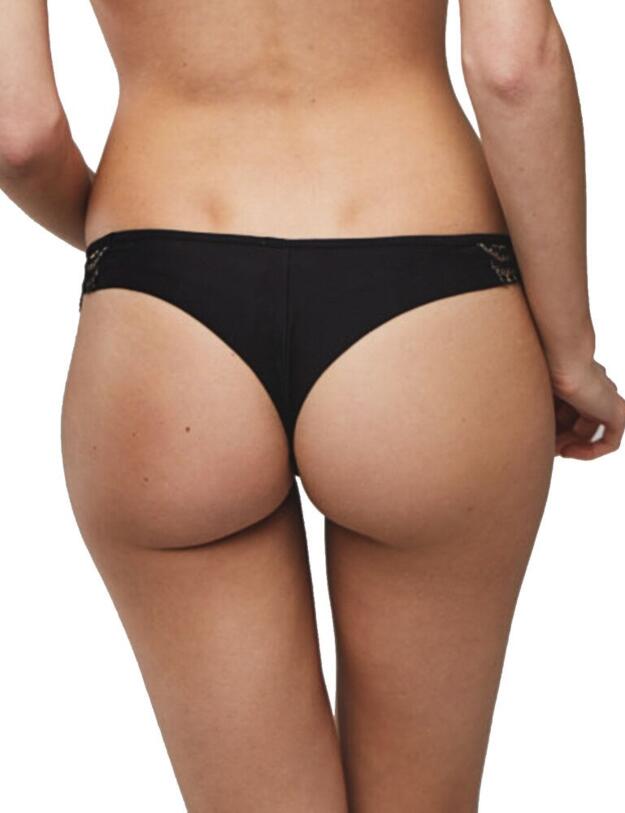 18062 Maison Lejaby Tatoo Tanga Brief - 18062 Noir