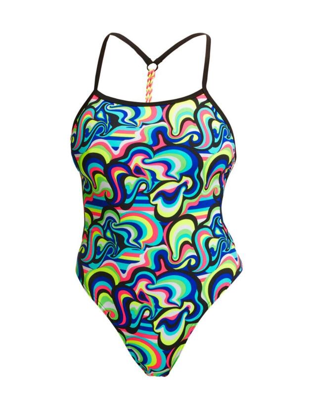 FKS038L026 Funkita Eco Twisted One Piece Swimsuit - FKS038L02680 Gelat OMG