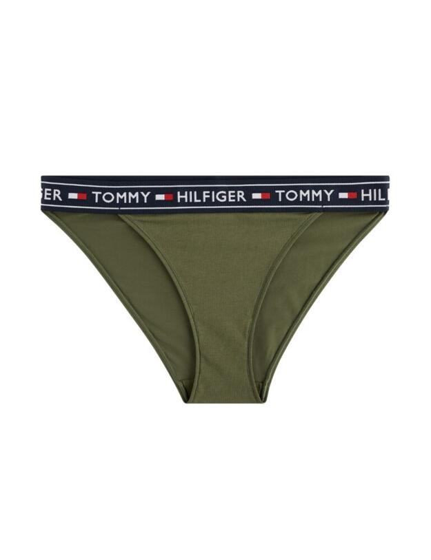 UW0UW00726 Tommy Hilfiger Logo Stretch Cotton Brief - UW0UW00726 Olive Night