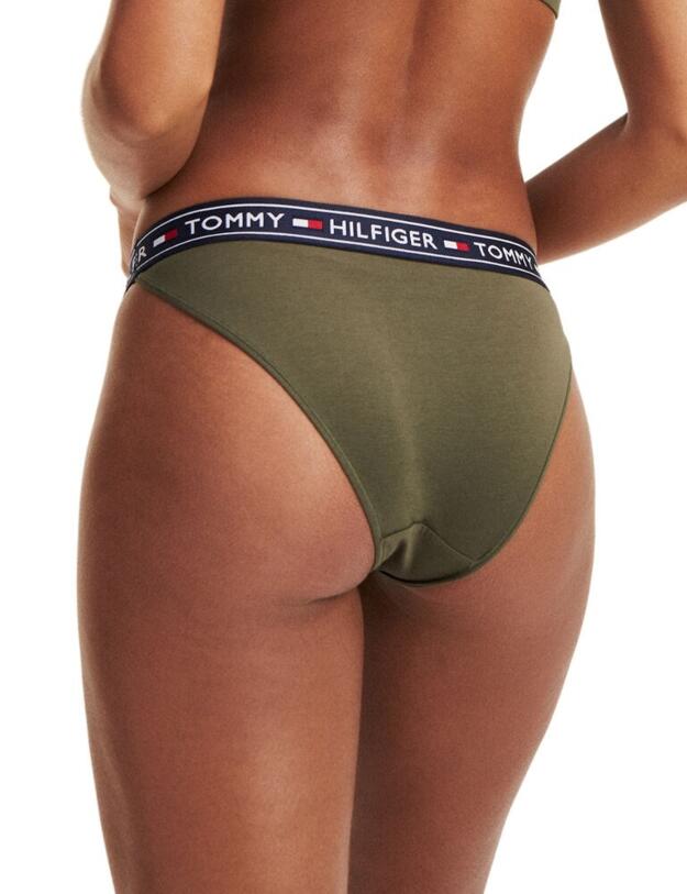 UW0UW00726 Tommy Hilfiger Logo Stretch Cotton Brief - UW0UW00726 Olive Night