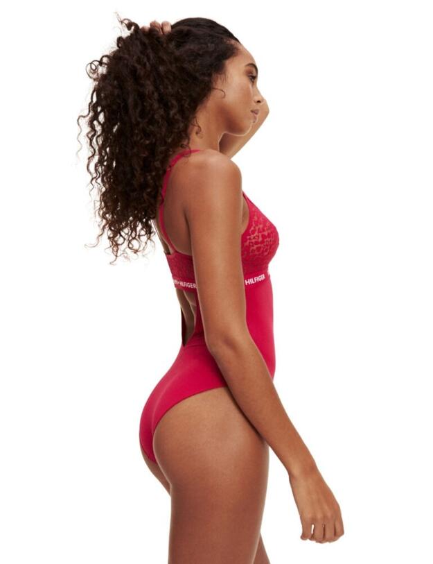 UW0UW01899 Tommy Hilfiger Leo Body - UW0UW01899 Cerise