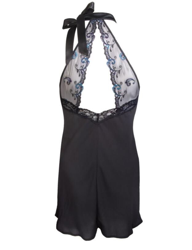ALG1708 Lise Charmel Nuit Elegance Babydoll - ALG1708 Nuit Saphir