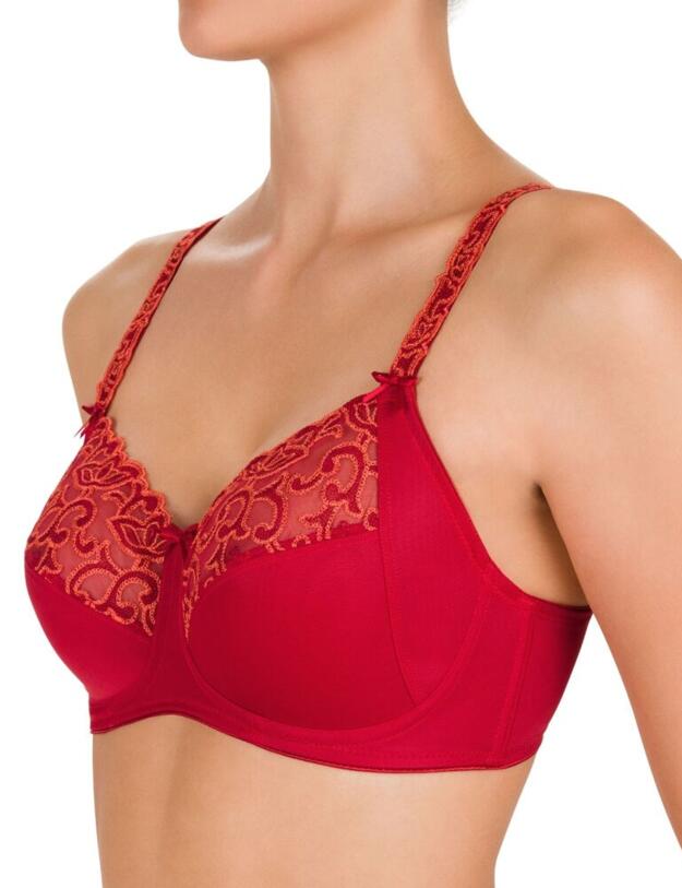 Felina Bolero Wireless Bra Campari
