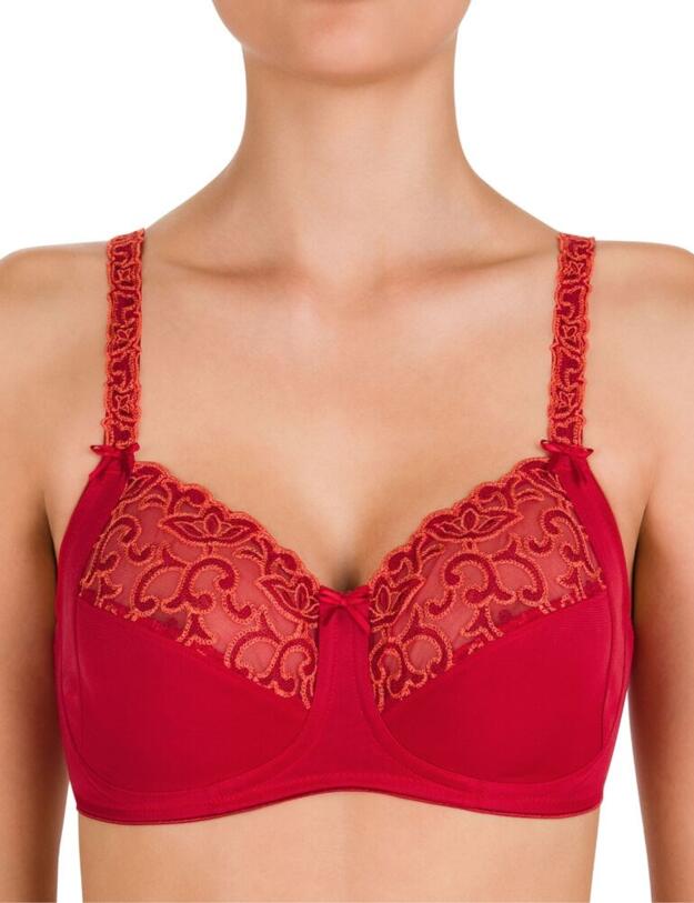 Felina Bolero Wireless Bra Campari