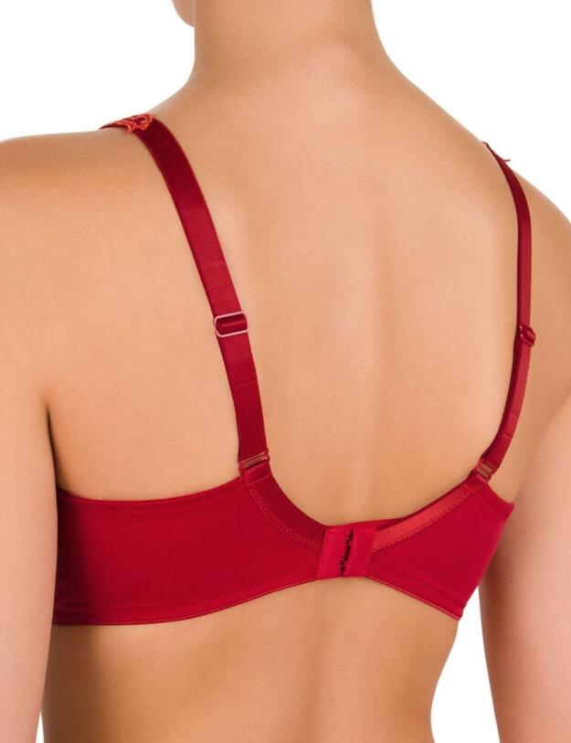 Felina Bolero Wireless Bra Campari