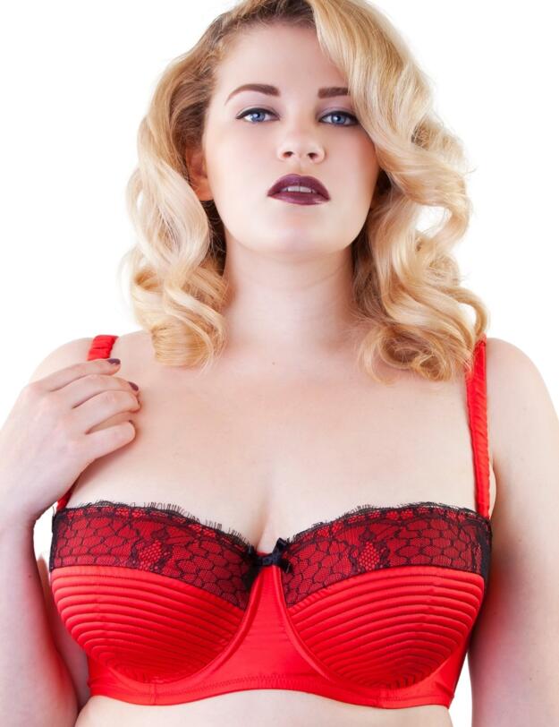 PPCC101R Playful Promises Portia Full Cup Bra - PPCC101R Flame Red