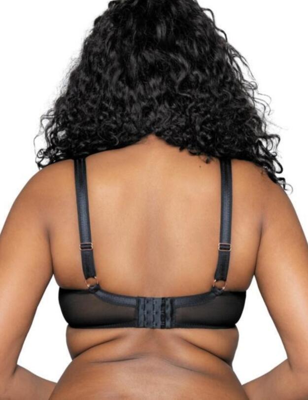 Scantilly Unzipped Plunge Bra Black