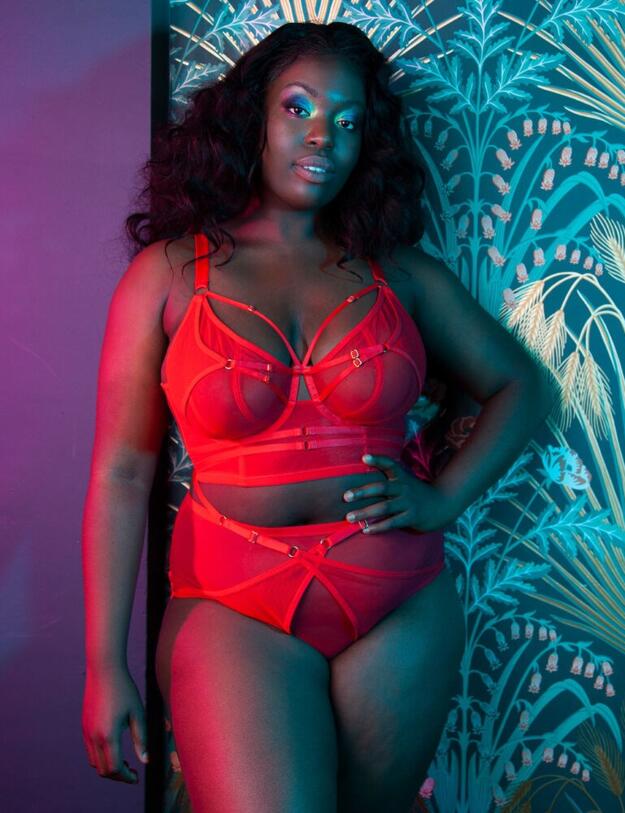 PPCCB3144 Playful Promises Eddie Crotchless Brazilian Brief - PPCCB3144 Red