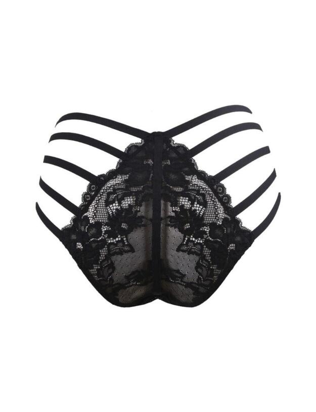 19203 Contradiction by Pour Moi Statement Strapped Brief - 19203 Black