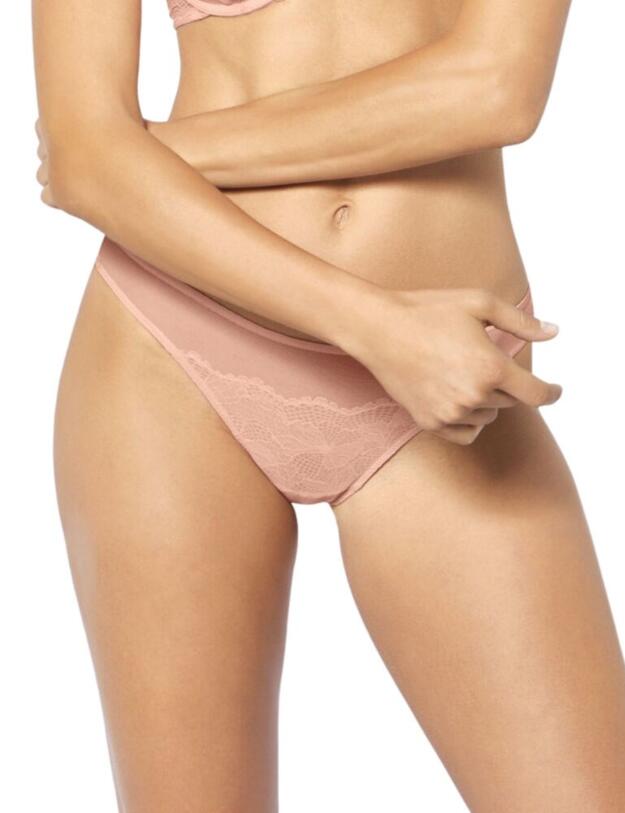 10193932 Triumph Lace Spotlight String Brief - 10193932 Dusty Pink