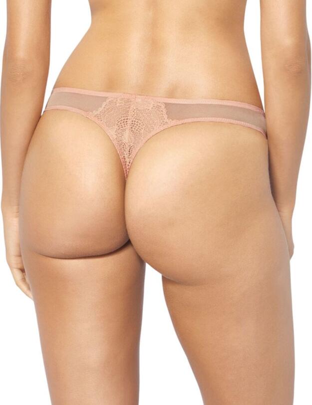 10193932 Triumph Lace Spotlight String Brief - 10193932 Dusty Pink