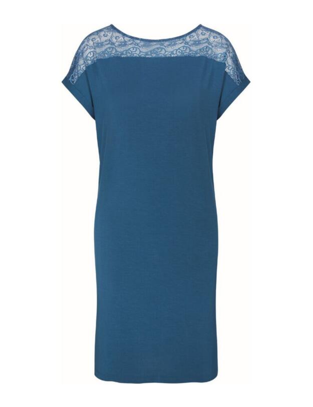 10202406 Triumph Amourette Short Sleeved Nightdress - 10202406 Peacock
