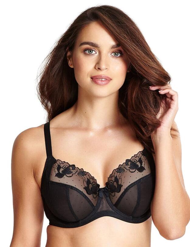 9725 Panache Alissa Full Cup Bra - 9725 Black