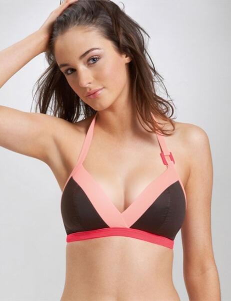   9843 Freya Vodkatini Triangle Bikini Top  - 9843 Cocoa Bay